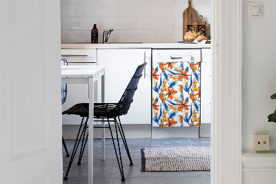Deco magnetique pour lave vaisselle Fleurs ensoleillées