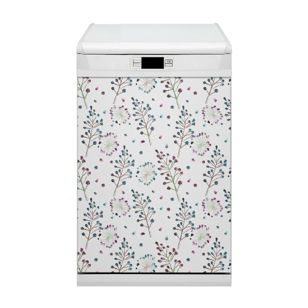 Magnet pour lave vaisselle Motif floral