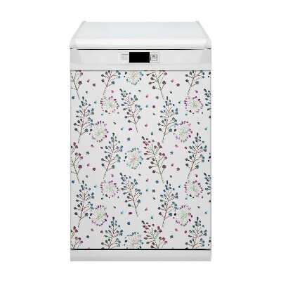 Magnet pour lave vaisselle Motif floral
