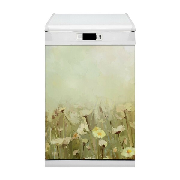 Aimant décoratif pour lave-vaisselle Fleurs de terrain