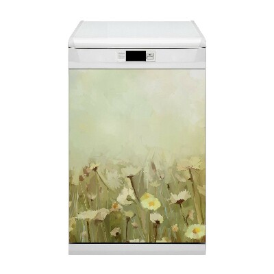 Aimant décoratif pour lave-vaisselle Fleurs de terrain