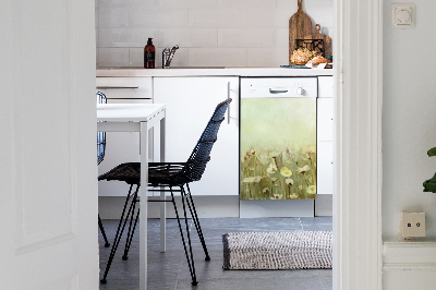 Aimant décoratif pour lave-vaisselle Fleurs de terrain