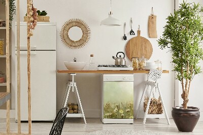 Aimant décoratif pour lave-vaisselle Fleurs de terrain