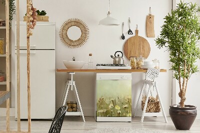 Aimant décoratif pour lave-vaisselle Fleurs de terrain