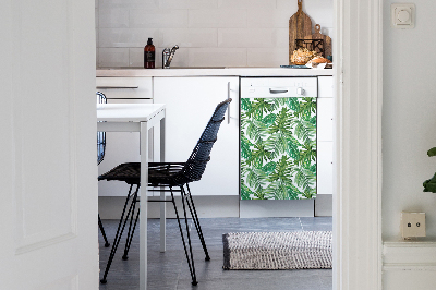Deco magnetique pour lave vaisselle Feuilles de la jungle