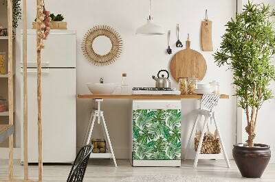 Deco magnetique pour lave vaisselle Feuilles de la jungle