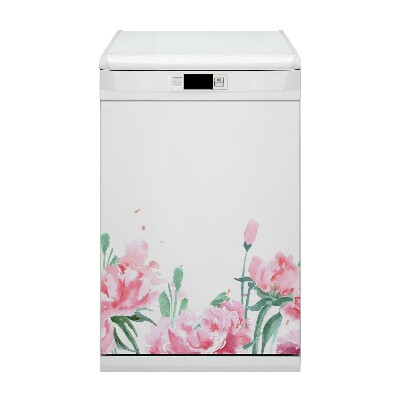 Magnet pour lave vaisselle Fleurs roses
