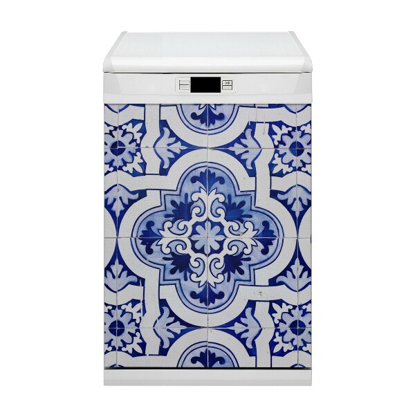 Magnet pour lave vaisselle Carreaux bleus