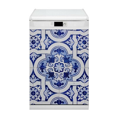 Magnet pour lave vaisselle Carreaux bleus