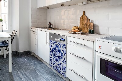 Magnet pour lave vaisselle Carreaux bleus