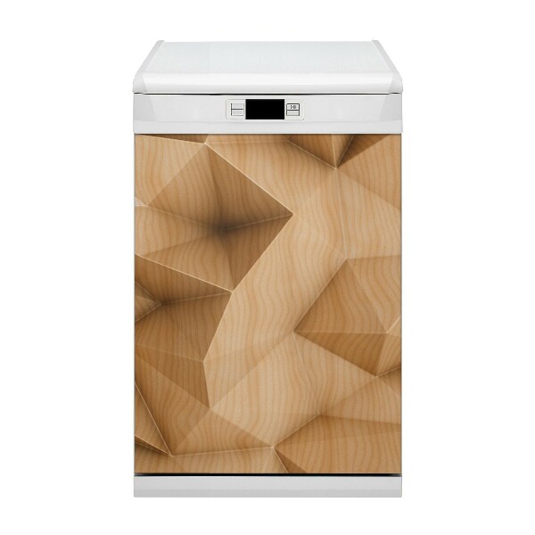 Deco magnetique pour lave vaisselle Triangles abstraits