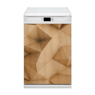 Deco magnetique pour lave vaisselle Triangles abstraits