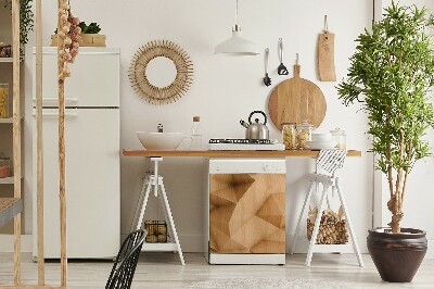 Deco magnetique pour lave vaisselle Triangles abstraits