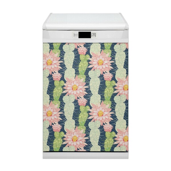 Magnet pour lave vaisselle Fleurs de cactus