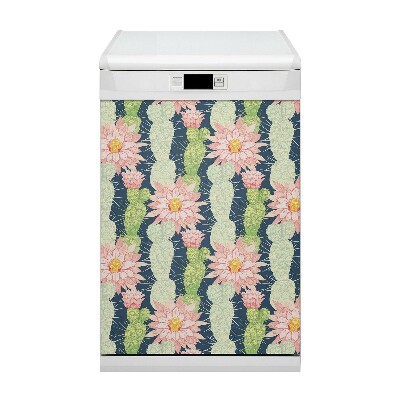 Magnet pour lave vaisselle Fleurs de cactus