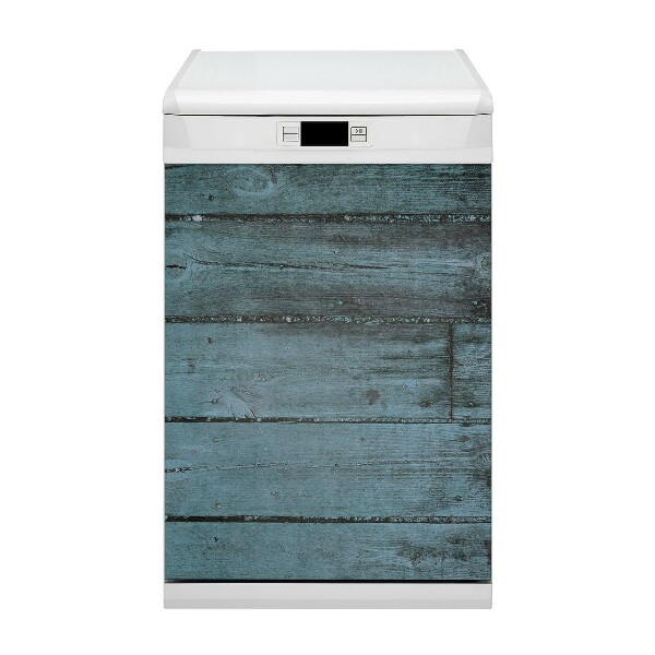 Deco magnetique pour lave vaisselle Planches bleues