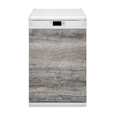 Aimant de couvercle de lave-vaisselle Bois gris