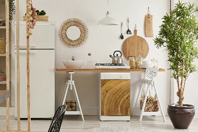 Aimant décoratif pour lave-vaisselle Pot de bois