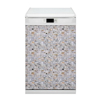 Deco magnetique pour lave vaisselle Carreaux colorés
