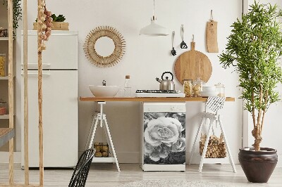 Aimant décoratif pour lave-vaisselle Roses rétro