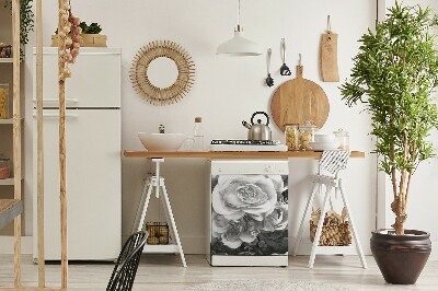 Aimant décoratif pour lave-vaisselle Roses rétro