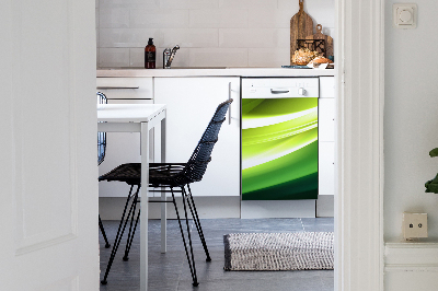 Aimant décoratif pour lave-vaisselle Texture verte