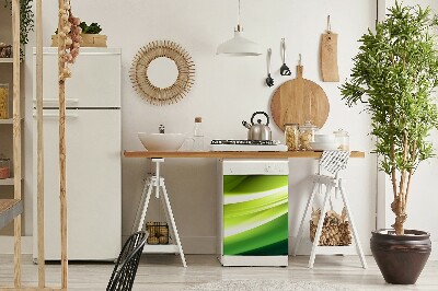 Aimant décoratif pour lave-vaisselle Texture verte