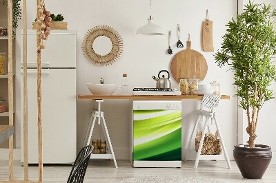 Aimant décoratif pour lave-vaisselle Texture verte