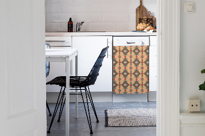 Aimant de couvercle de lave-vaisselle Motifs indiens