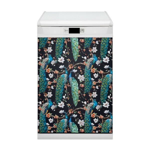 Magnet pour lave vaisselle Paon
