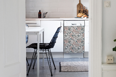 Magnet pour lave vaisselle Fleurs roses