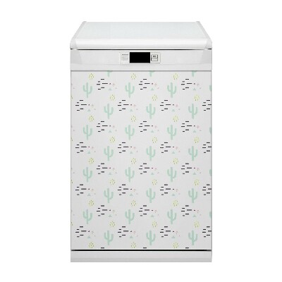 Deco magnetique pour lave vaisselle Cactus