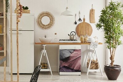 Aimant décoratif pour lave-vaisselle Feuilles colorées
