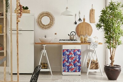 Deco magnetique pour lave vaisselle Singes rouges