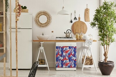 Deco magnetique pour lave vaisselle Singes rouges