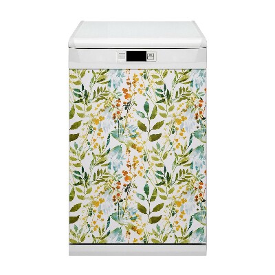 Magnet pour lave vaisselle Fleurs boho