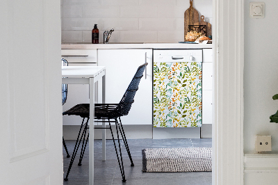 Magnet pour lave vaisselle Fleurs boho