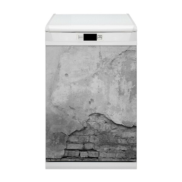 Aimant décoratif pour lave-vaisselle Vieux mur