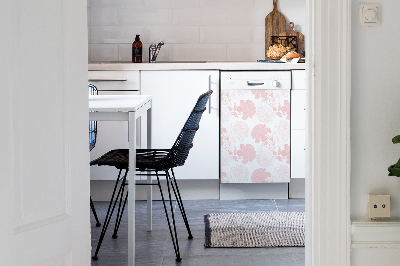 Magnet pour lave vaisselle Fleurs roses