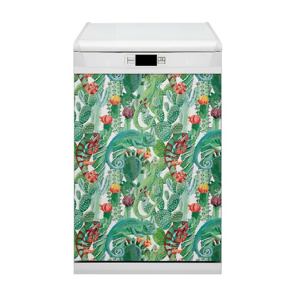 Deco magnetique pour lave vaisselle Caméléons