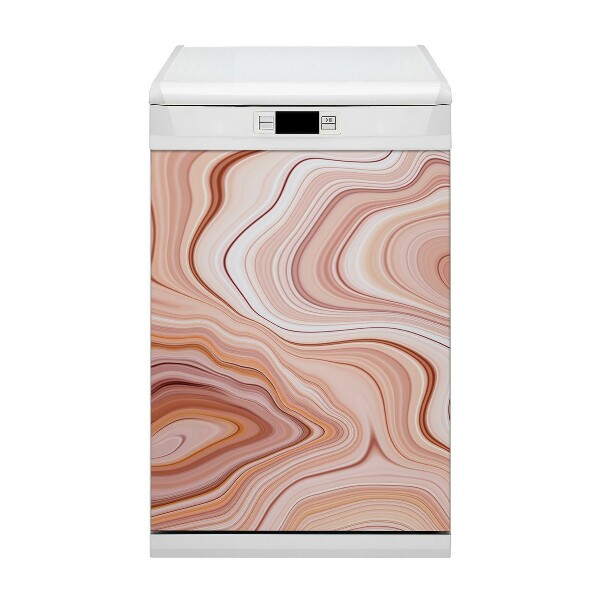 Deco magnetique pour lave vaisselle Abstraction d'ECRU