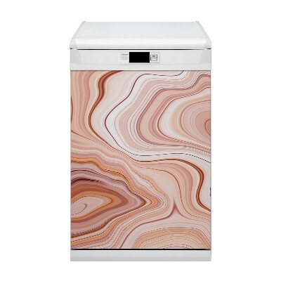 Deco magnetique pour lave vaisselle Abstraction d'ECRU