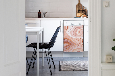 Deco magnetique pour lave vaisselle Abstraction d'ECRU