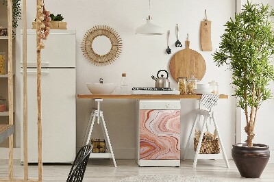 Deco magnetique pour lave vaisselle Abstraction d'ECRU