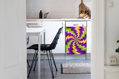 Magnet pour lave vaisselle Vortex abstraction