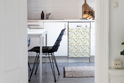 Deco magnetique pour lave vaisselle Champ de camomille