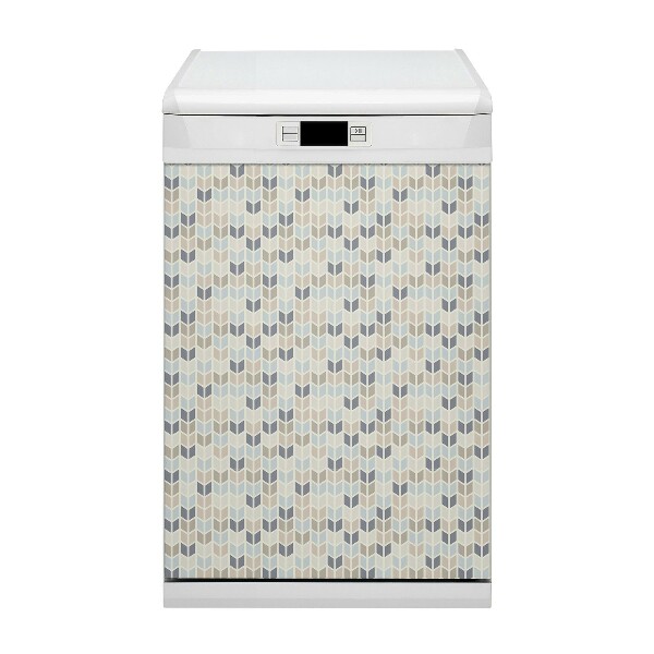 Deco magnetique pour lave vaisselle Texture géométrique