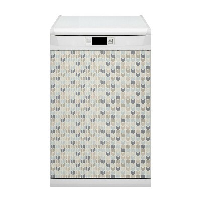 Deco magnetique pour lave vaisselle Texture géométrique