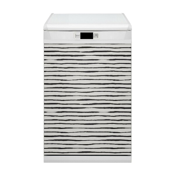 Magnet pour lave vaisselle Lignes noires