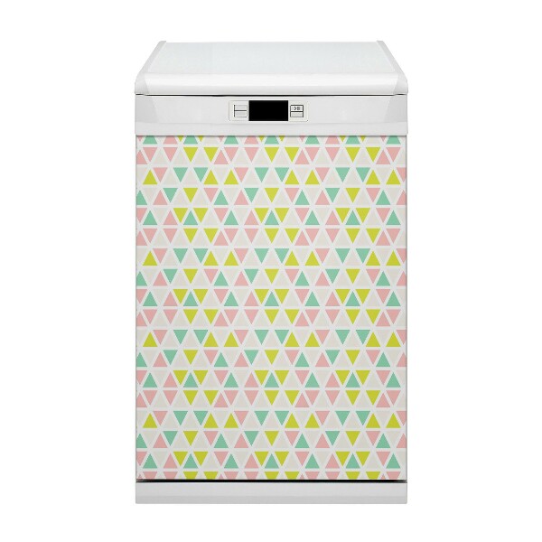 Aimant décoratif pour lave-vaisselle Triangles colorés